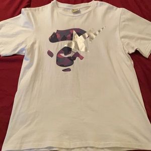 MENS A BATHING APE TEE SHIRT NEVER WORN